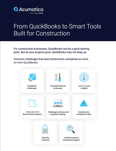 Quickbooks Construction visual guide